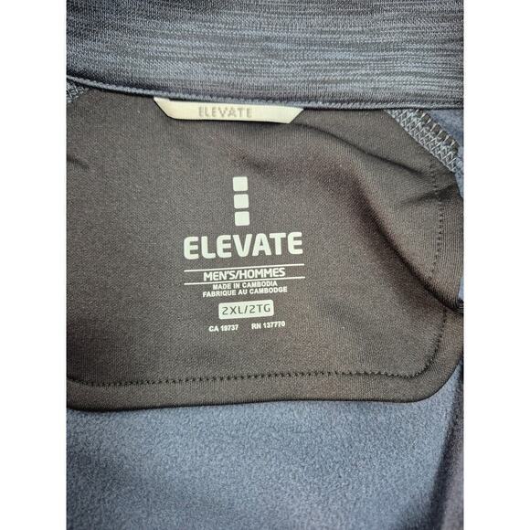 NWT Elevate Langley Knit Jacket Smoke/Heather Black Sz 2XL - Picture 3 of 7